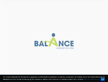 Tablet Screenshot of fitness-park-balance.de